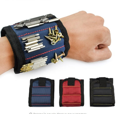 No More Lost Screws – Work Smarter with MagPower. Color: Black, Red, Sky Blue, Yellow. Focal point: Front Center, Front Right, Front Left