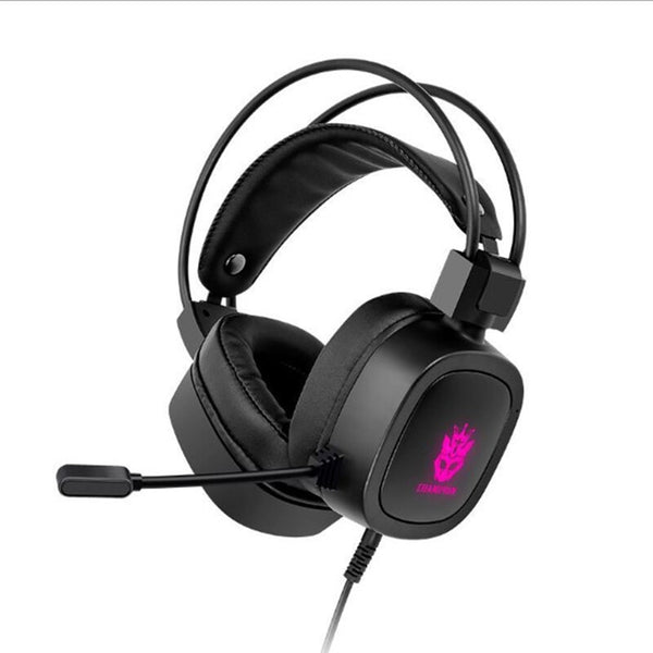 Level Up Your Gaming with Pro Audio & Mic. color: pink, black focal point: Center, Left, Right