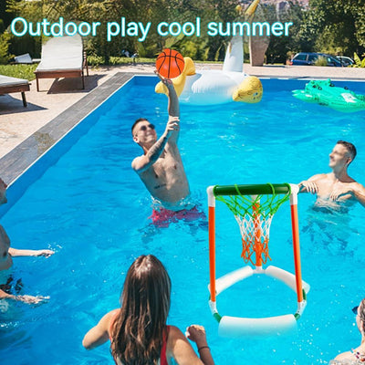 Perfect Pool Party Game for Kids & Adults. color : orange Green focal  point: Center