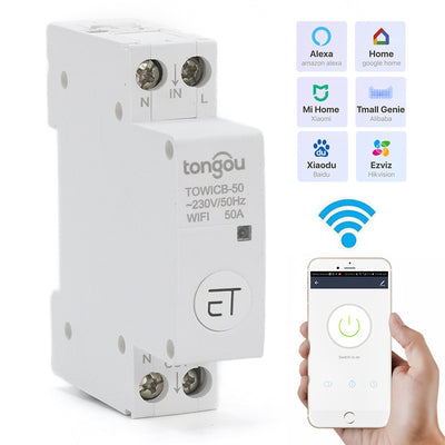 Save Energy, Stay Secure with WiFi Power Control. Color: Wite, Original. focal point: Front Right, Front Left